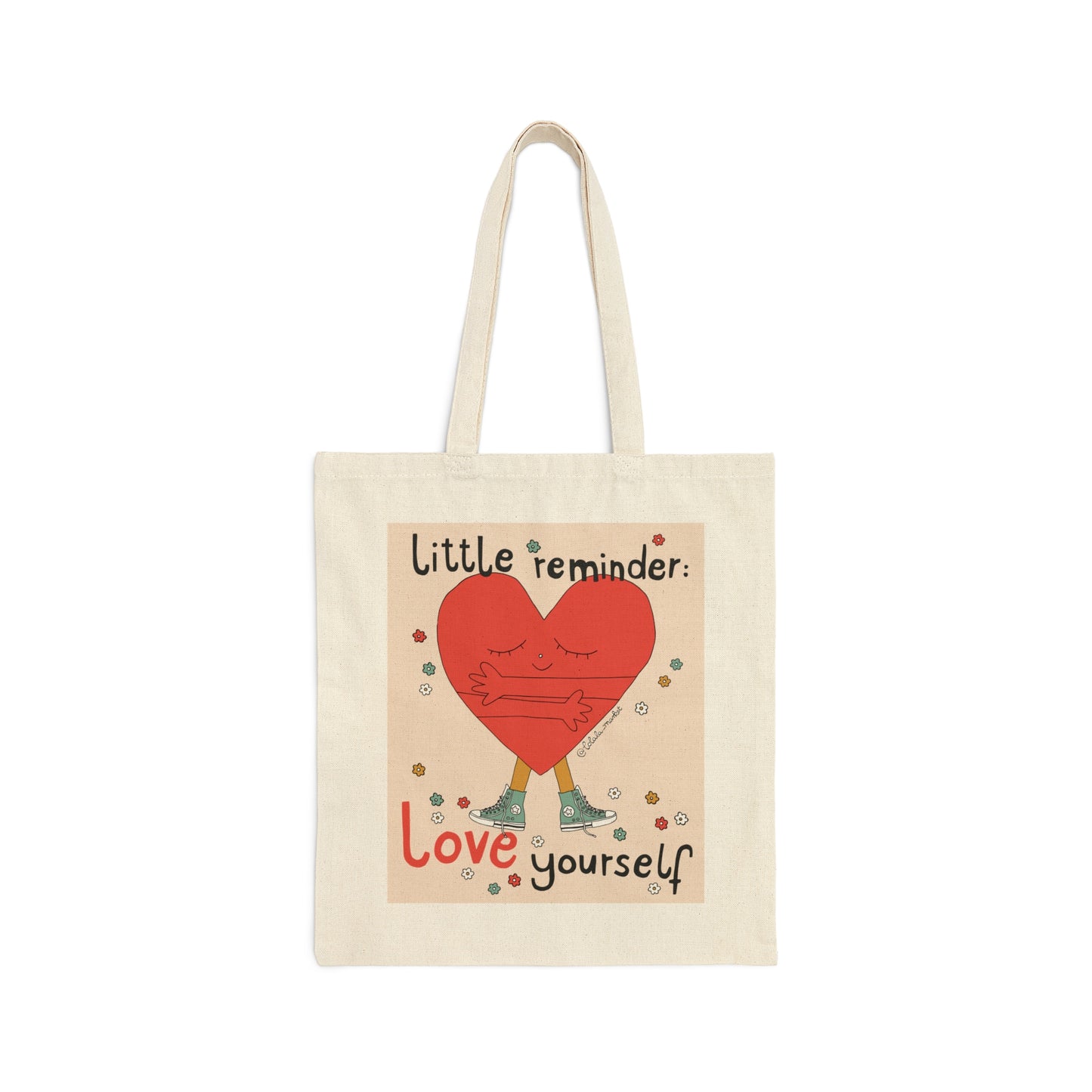 Love Yourself - Cotton Canvas Tote Bag