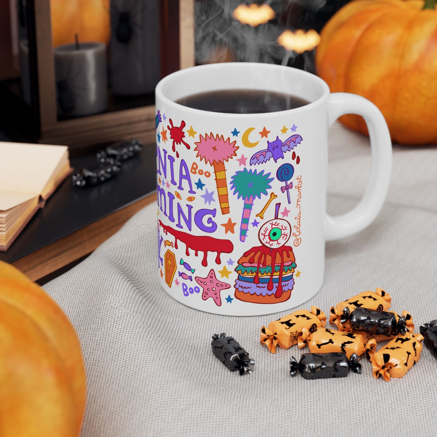 California Screaming - Halloween Mug (11oz)