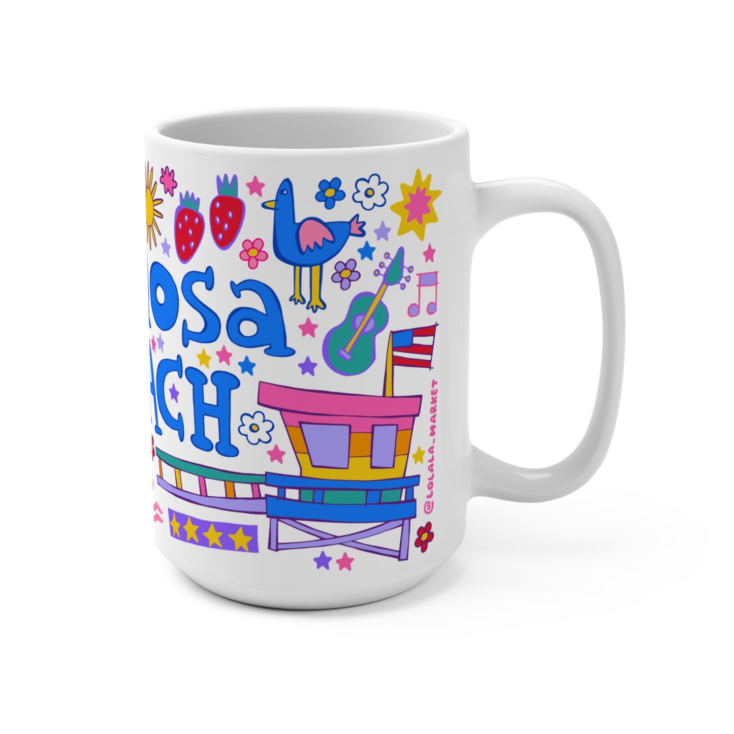 Hermosa Beach - *BIG* Coffee Mug (15oz)