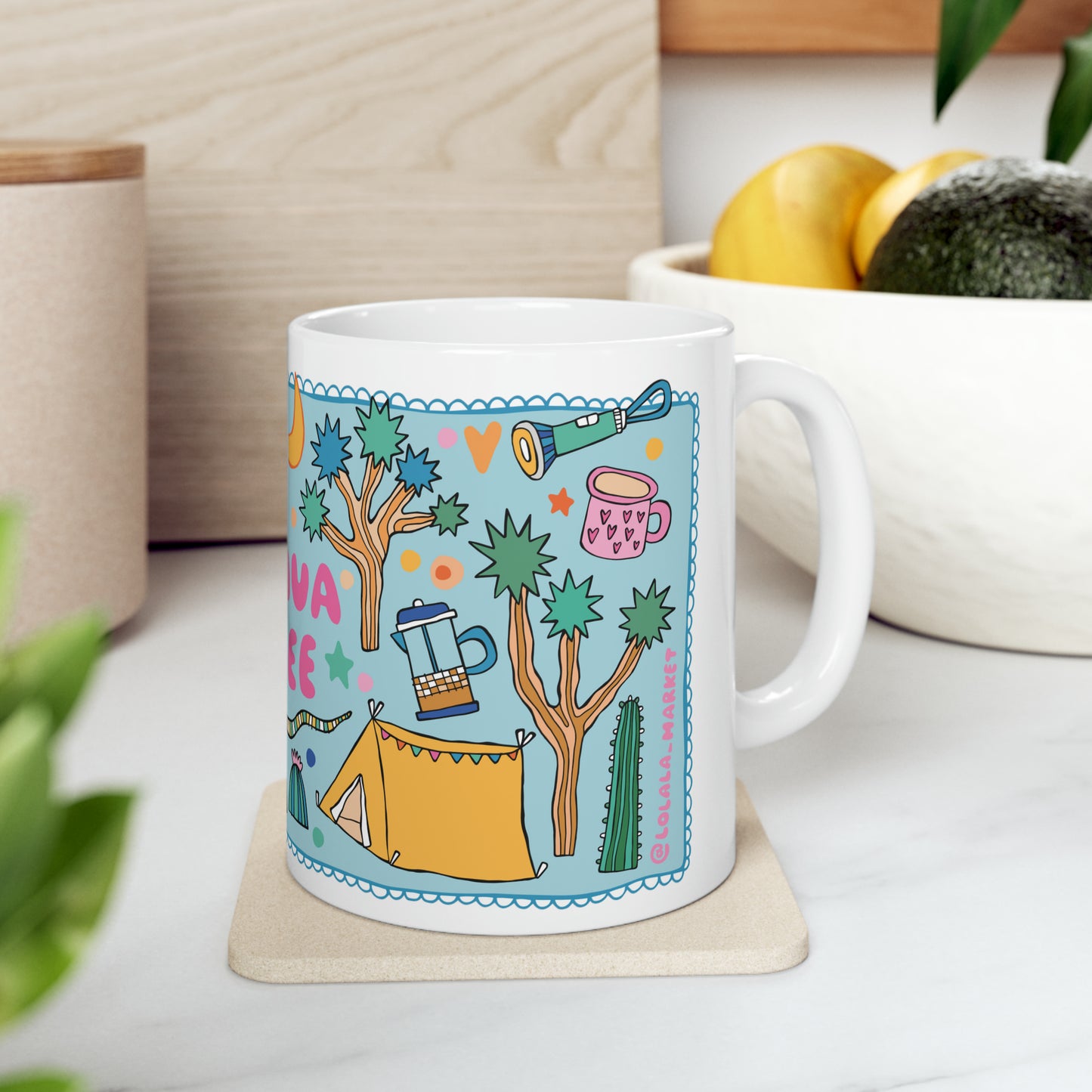 Joshua Tree - Coffee Mug (11oz, blue)