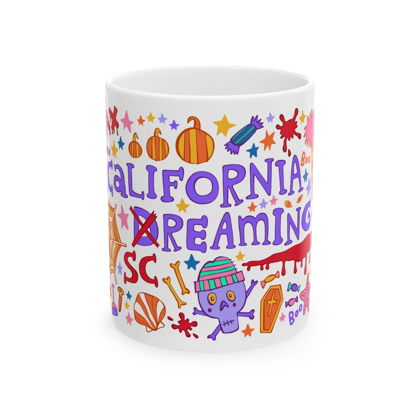 California Screaming - Halloween Mug (11oz)