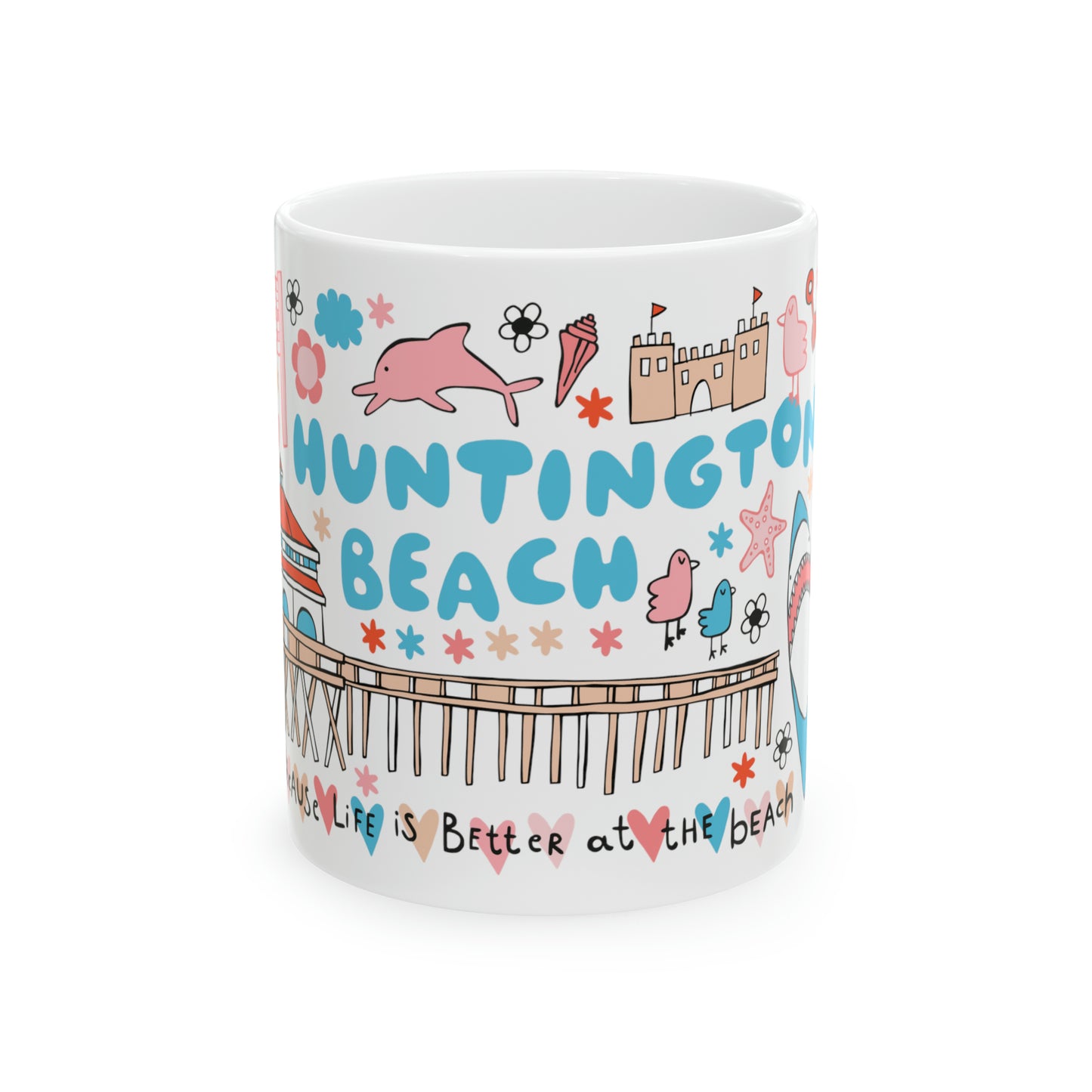 Huntington Beach - Coffee Mug (11oz)