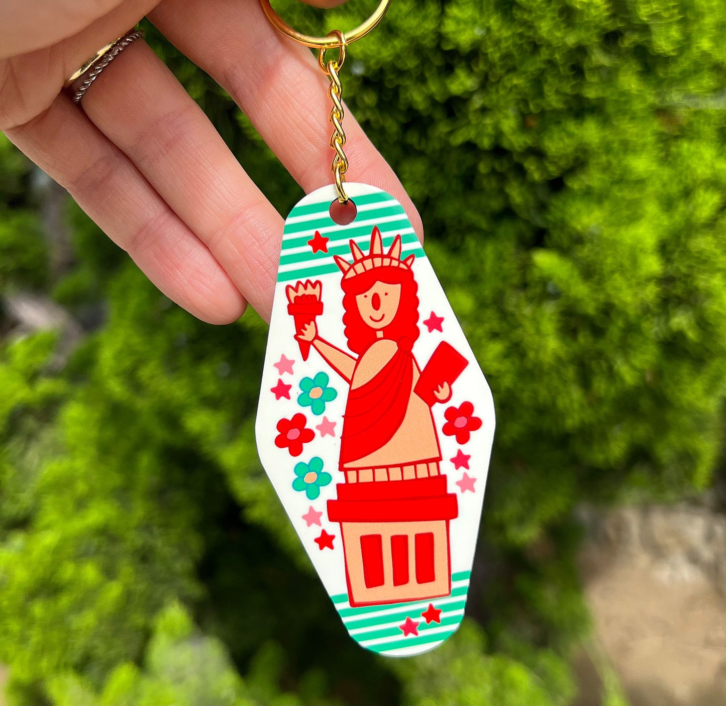 New York Keychain (Pizza)