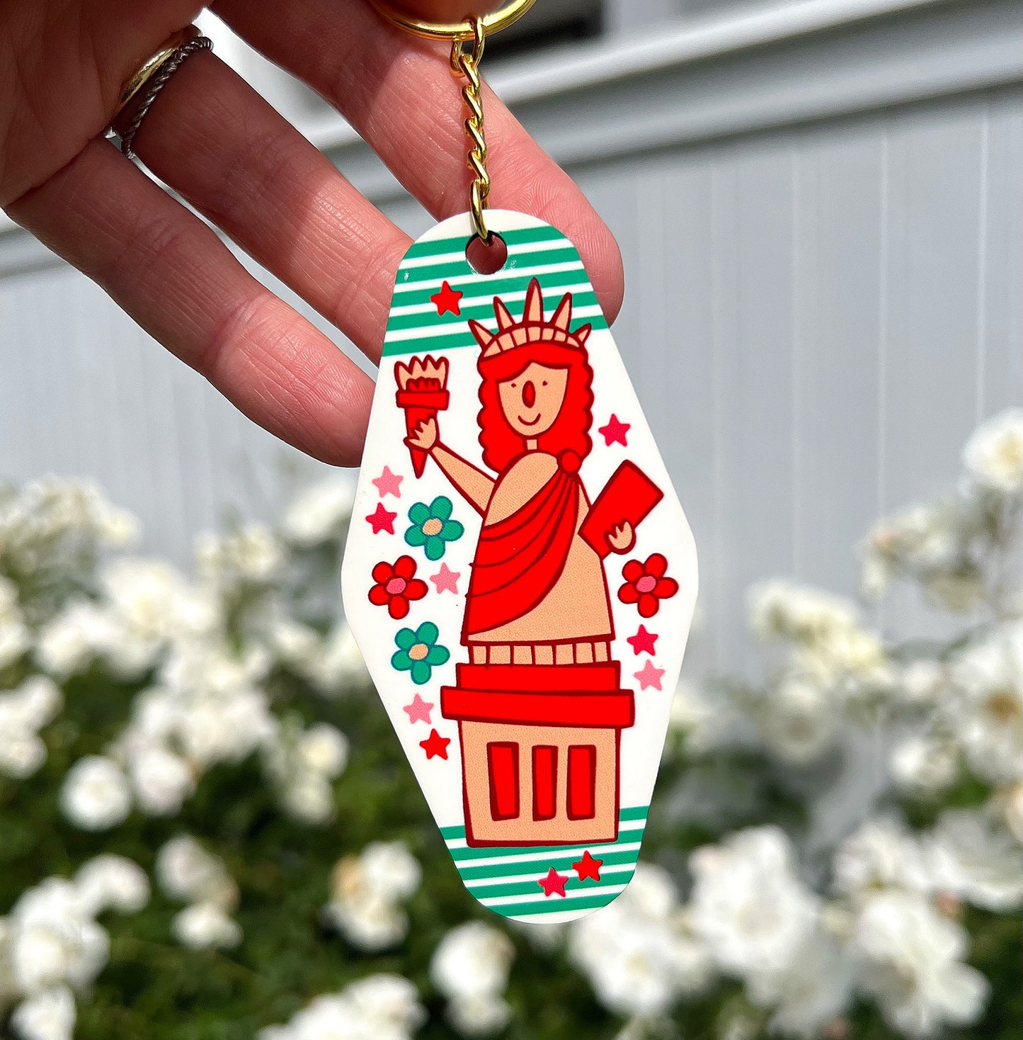 New York Keychain (Pizza)