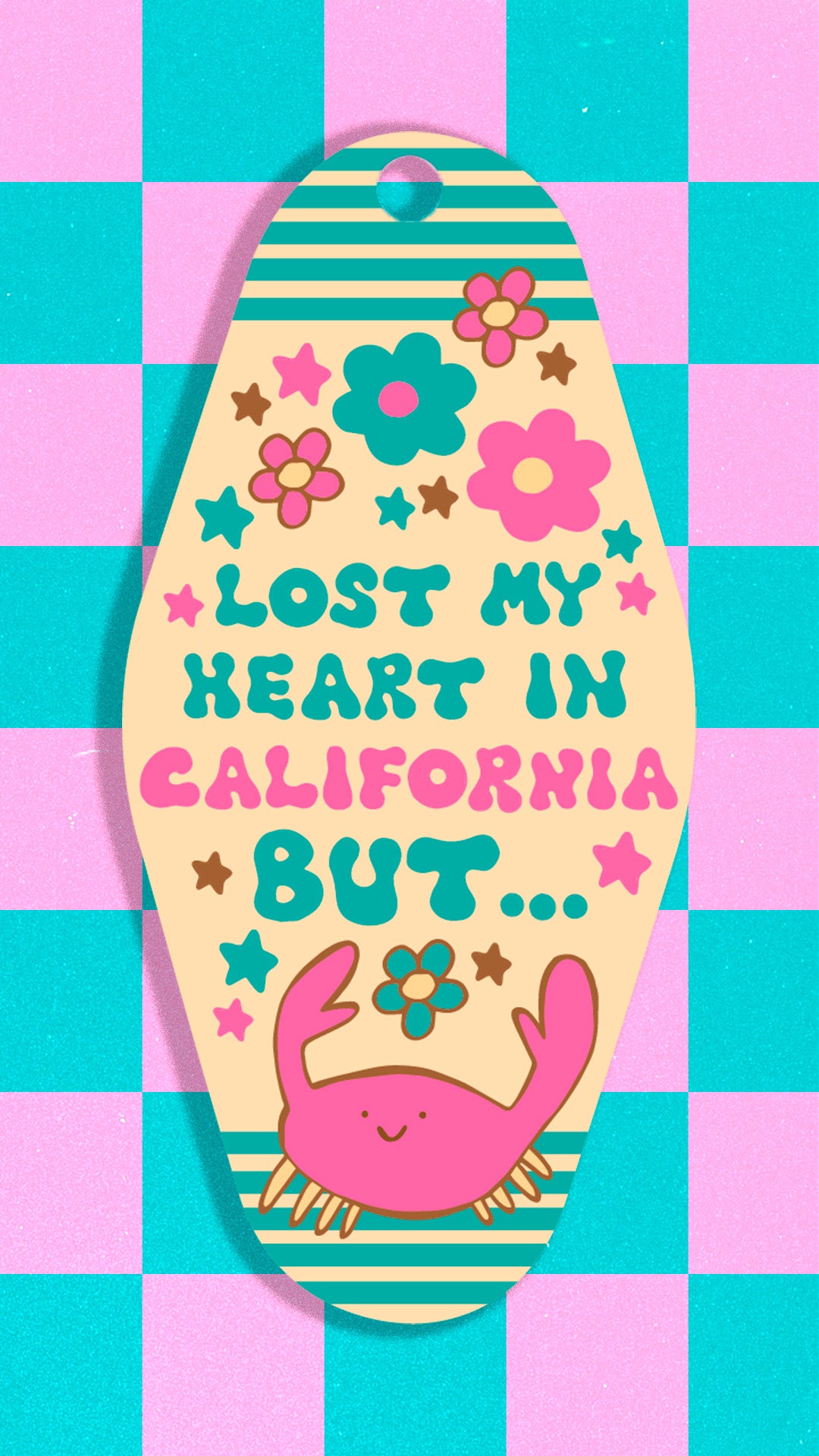 *NEW* Lost My Heart In California Keychain