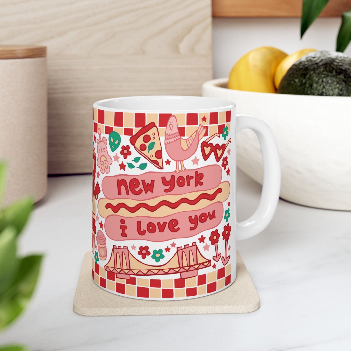 *NEW* New York - Coffee Mug (11oz, Pizza)