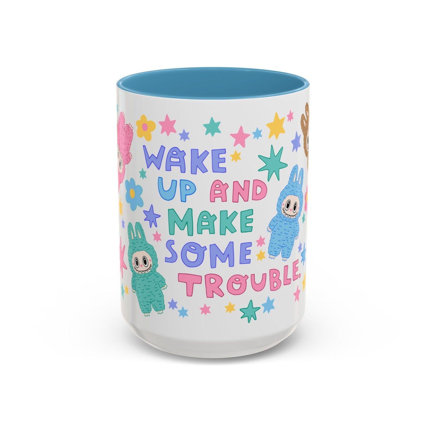*NEW* Labubu inspired Coffee Mug (15oz, blue)