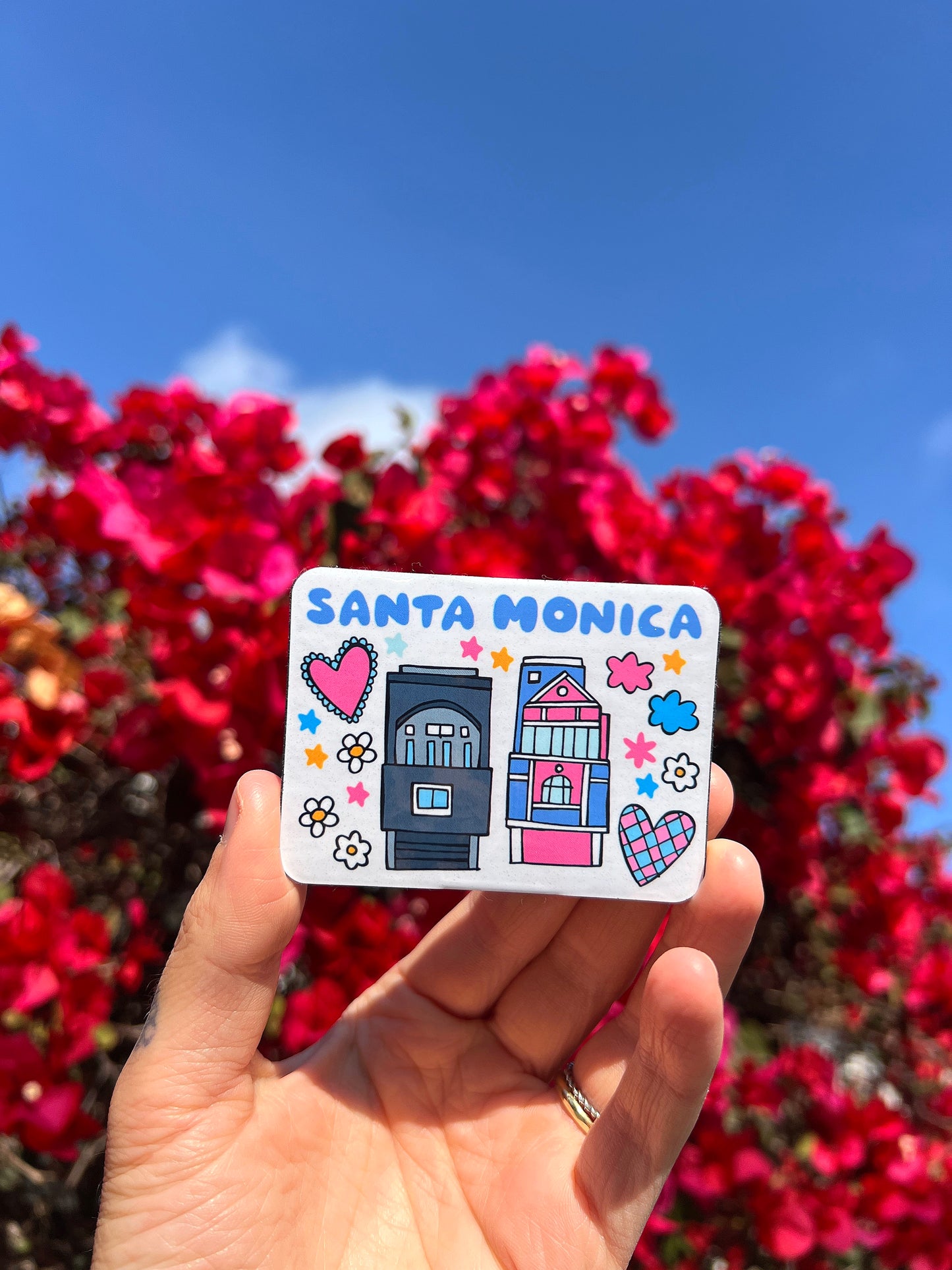 Santa Monica Houses - Magnet