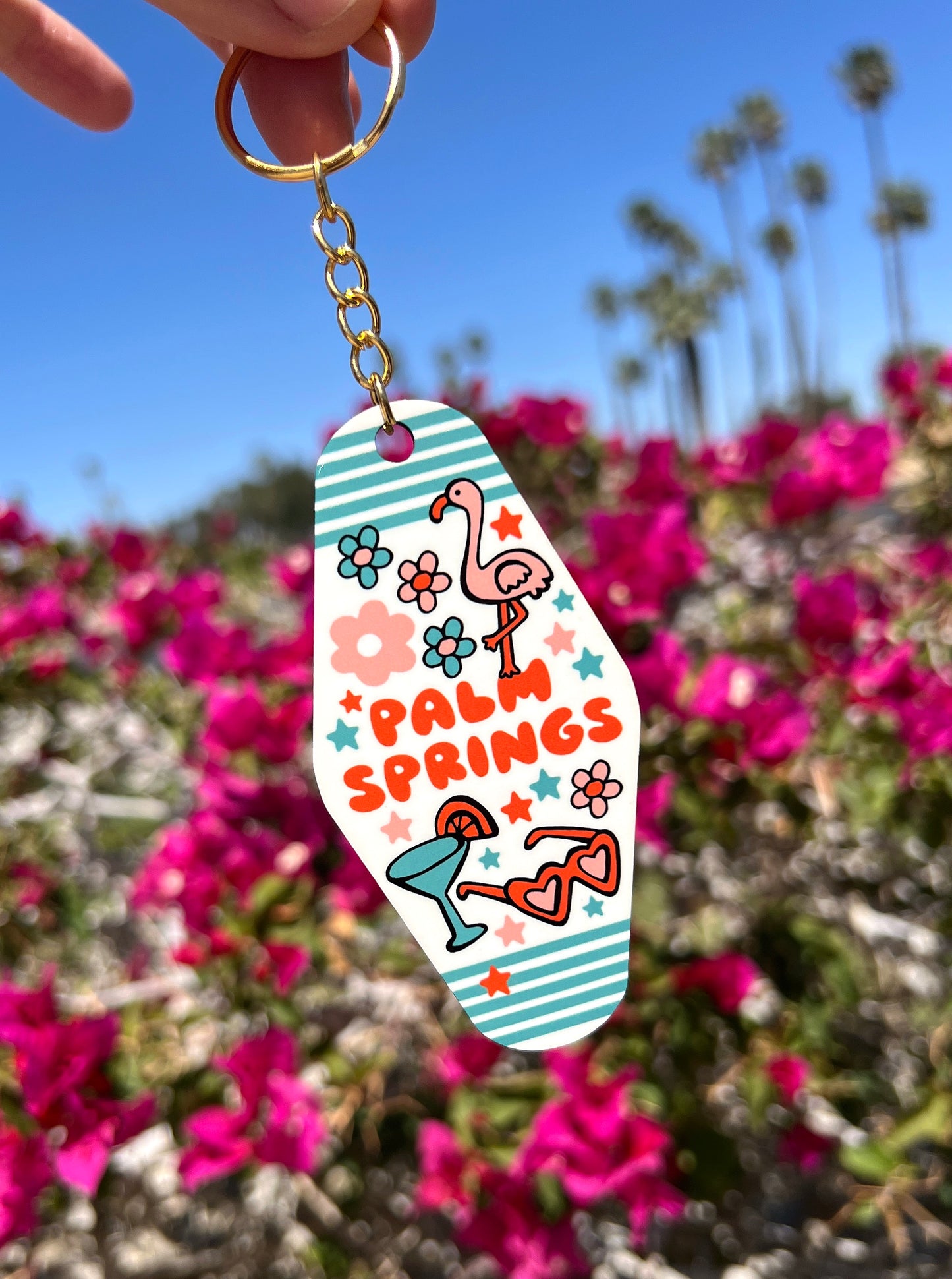 Palm Springs Keychain