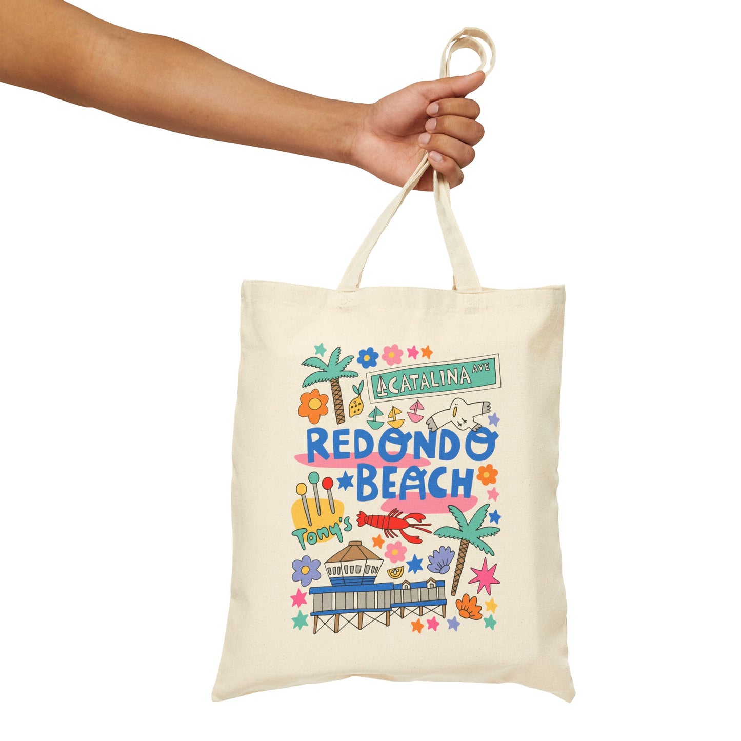 Redondo Beach Tote Bag (BLUE)