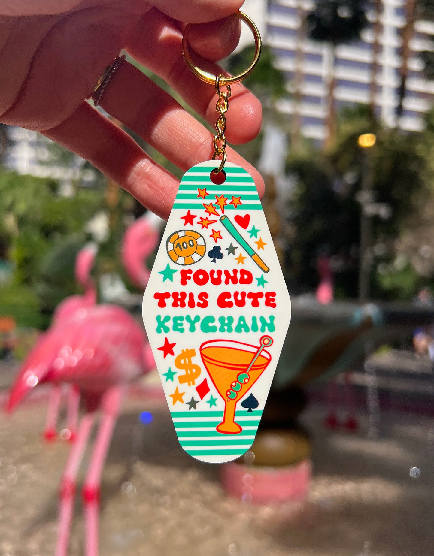 Lost My Money In Las Vegas - Keychain