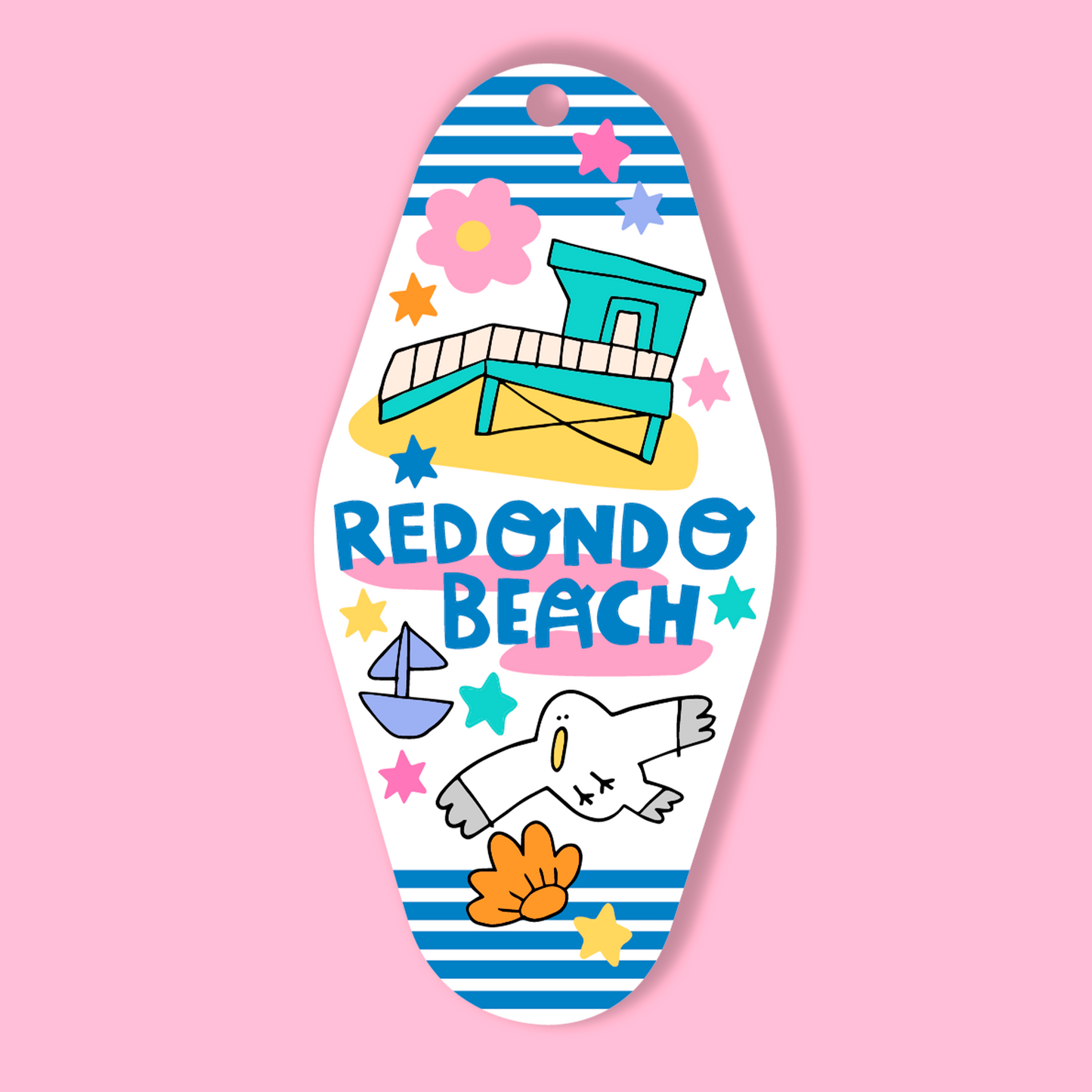 Redondo Beach Keychain