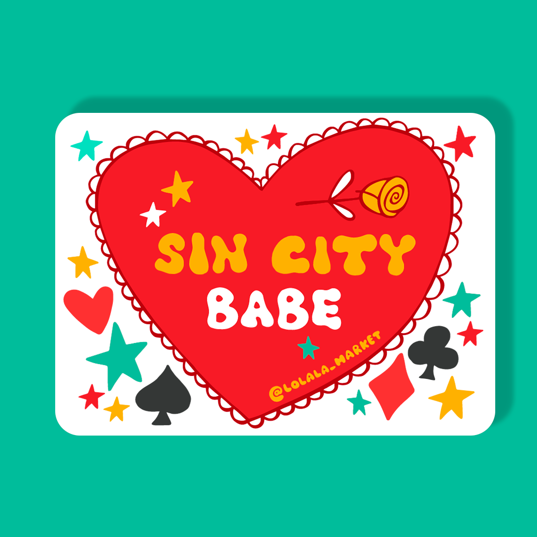 *NEW* Las Vegas Magnet - Sin City Babe
