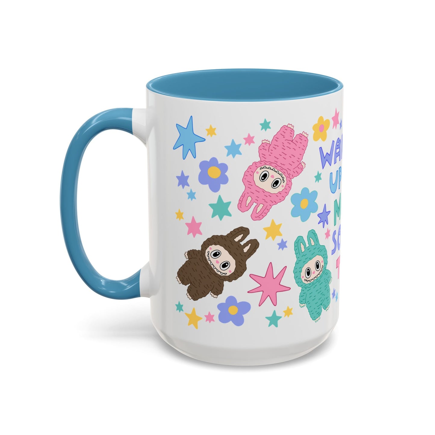*NEW* Labubu inspired Coffee Mug (15oz, blue)