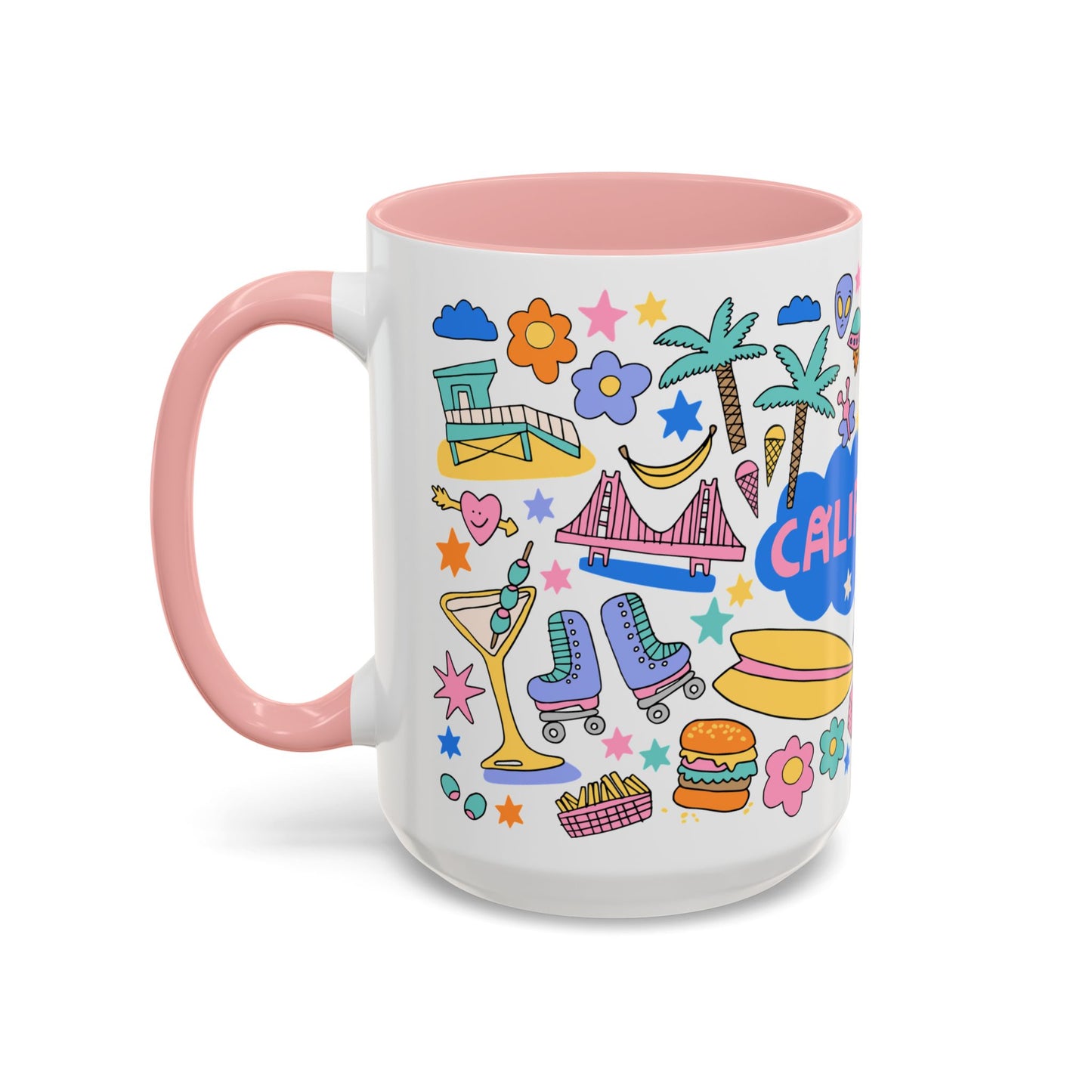 *NEW* California Sunshine Coffee Mug (15oz, pink)