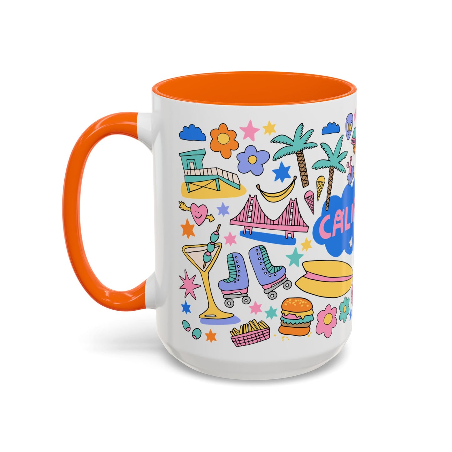 *NEW* California Sunshine Coffee Mug (15oz, orange)