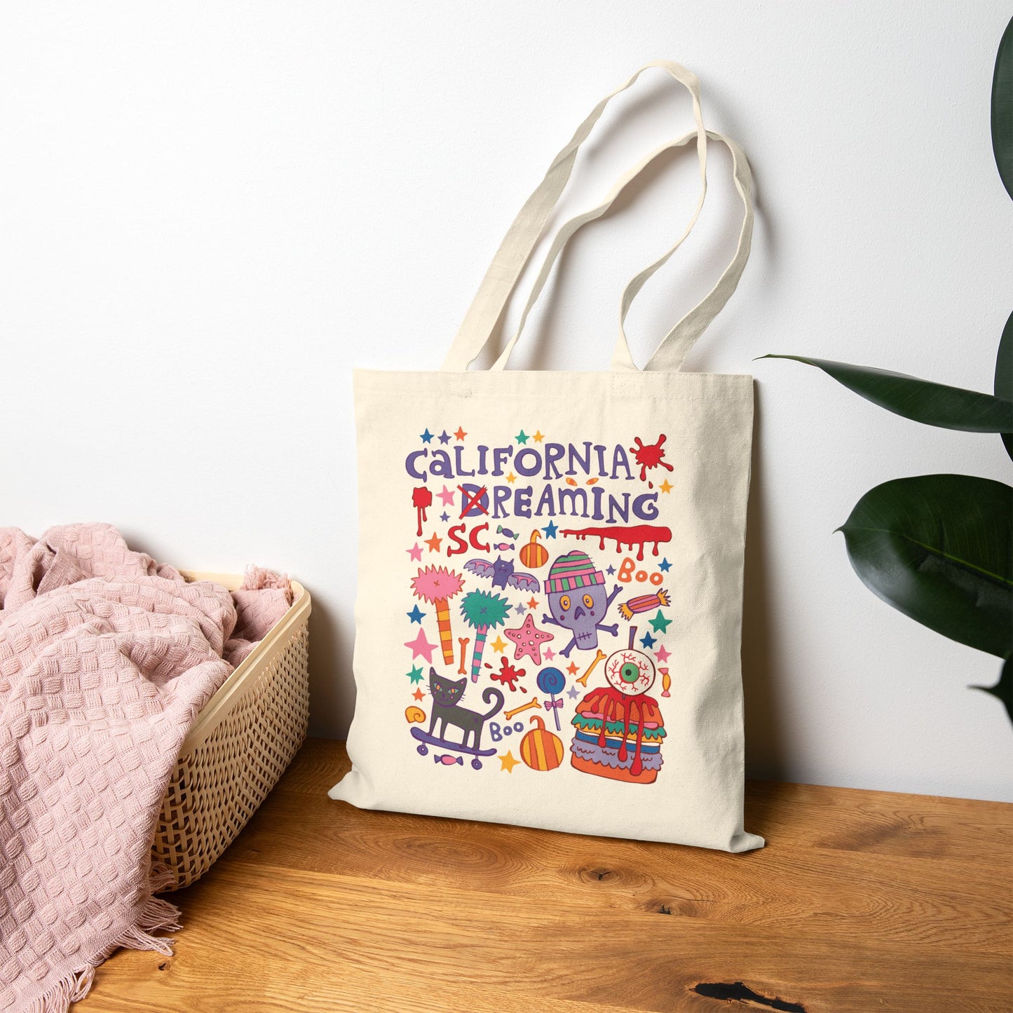 California Screaming - Halloween Tote Bag