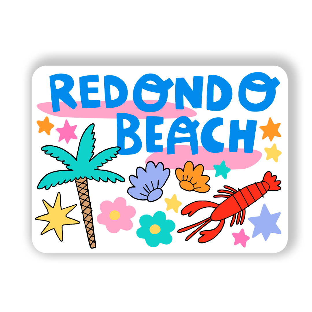 Redondo Beach Magnet (Palm Tree)