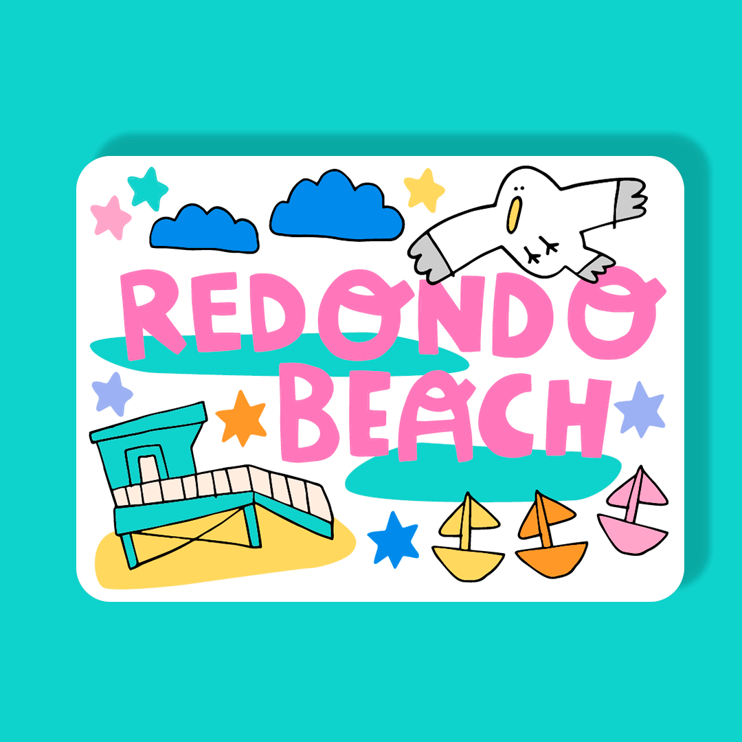 Redondo Beach Magnet (Lifeguard Tower)