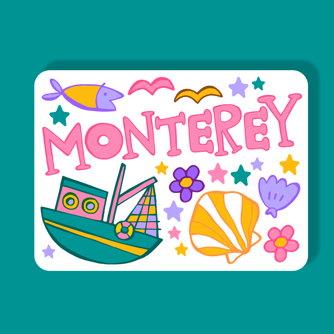 *NEW* Monterey Magnet - Fishing Boat