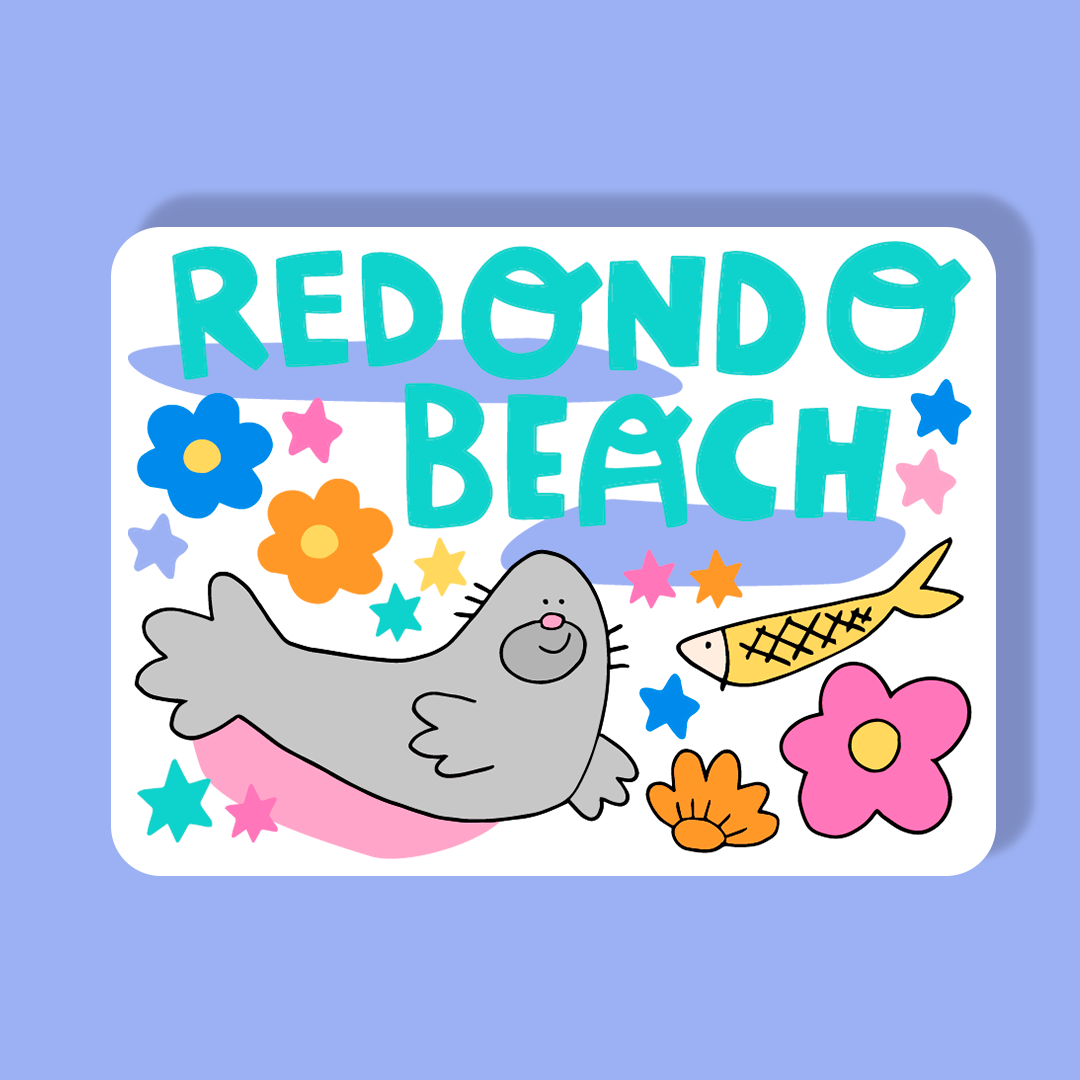 Redondo Beach Magnet (Seal)