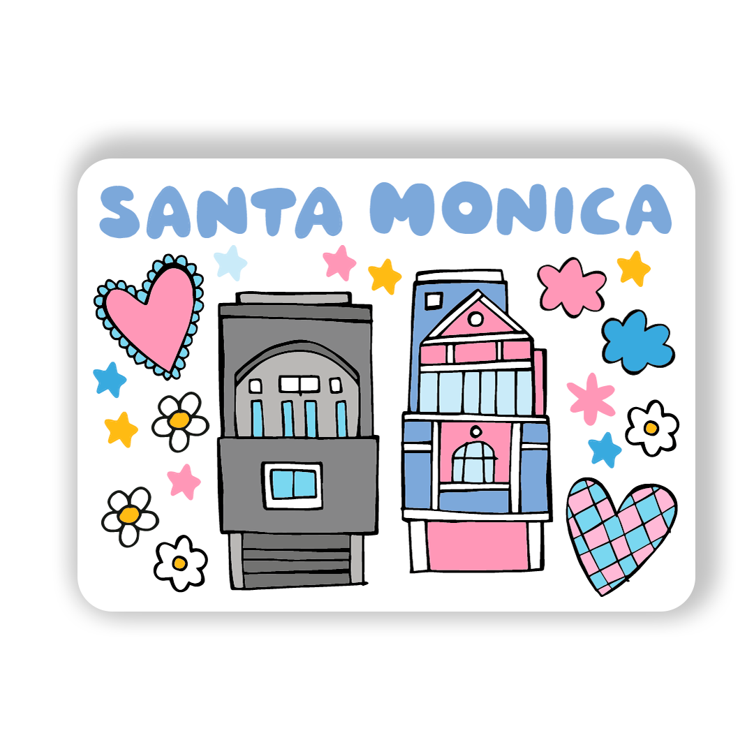 Santa Monica Houses - Magnet