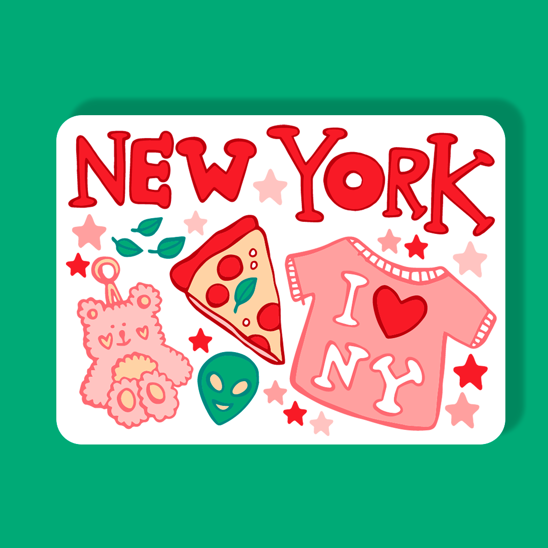 New York Magnet - Fun Vibes (Pizza)