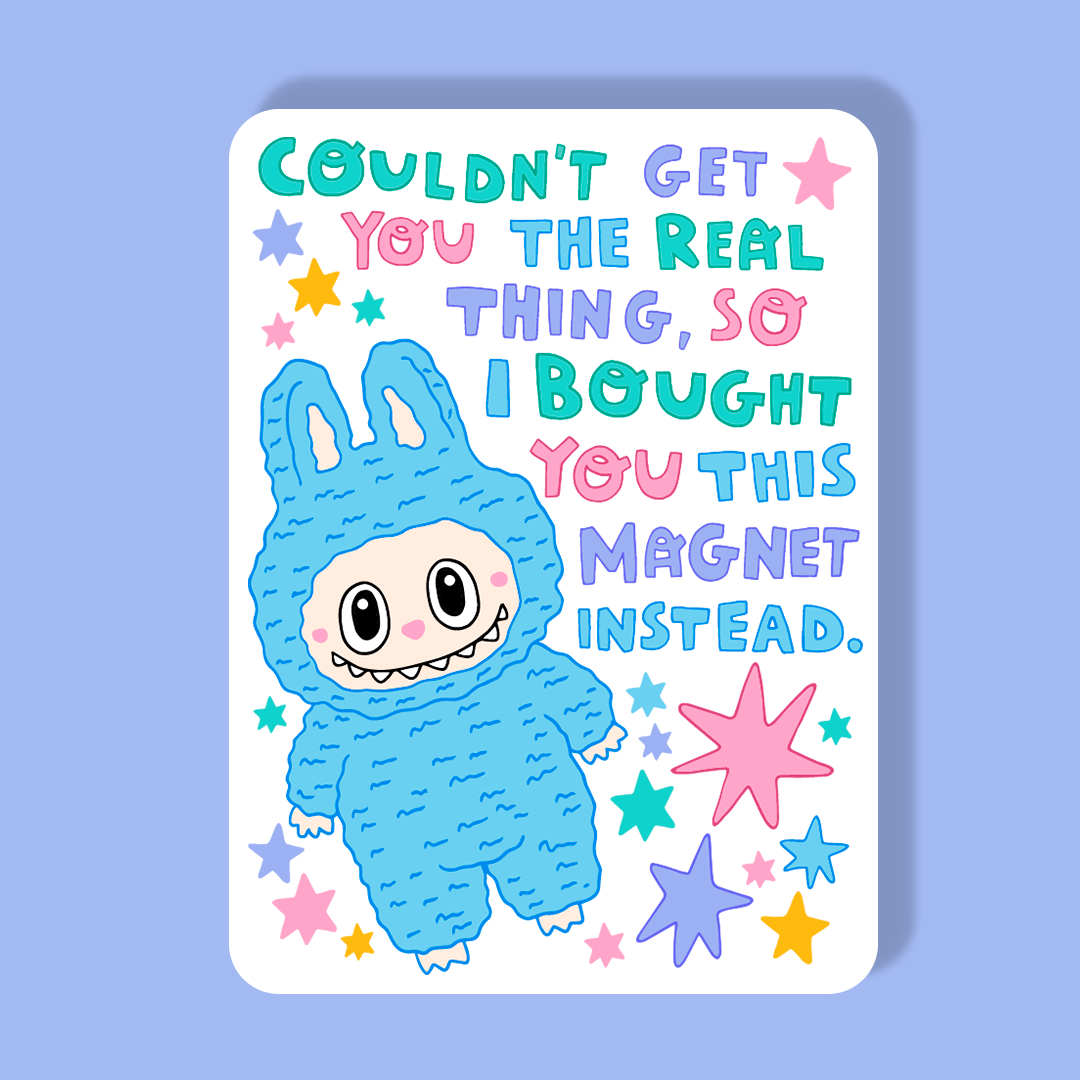 *NEW* Labubu inspired magnet (Bought you this magnet)