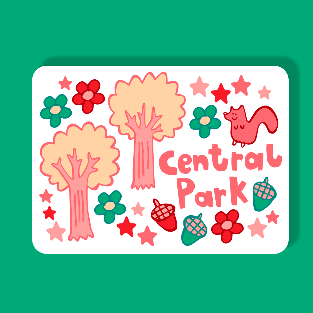 New York Magnet - Central Park (Pizza)