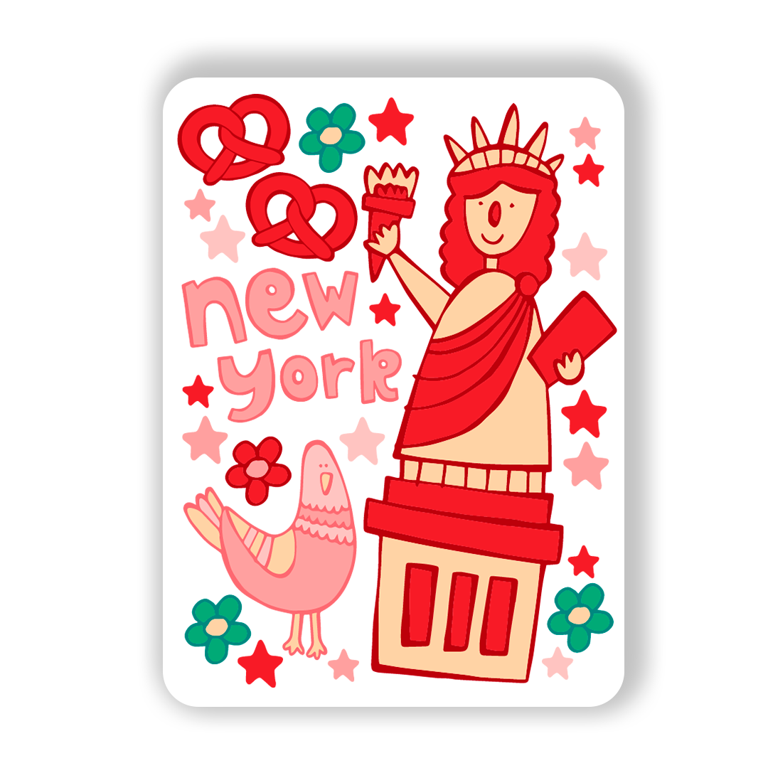 New York Magnet - Statue of Liberty (Pizza)