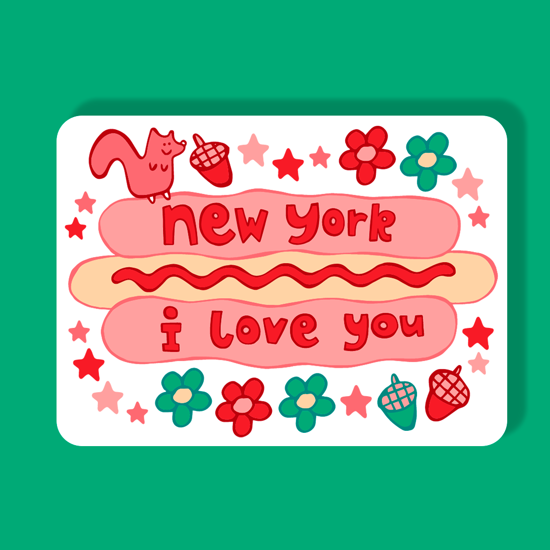New York Magnet - Hot Dog (Pizza)