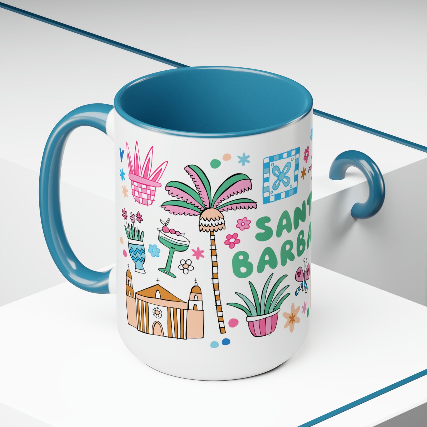 Santa Barbara - *BIG* Coffee Mug (15oz)