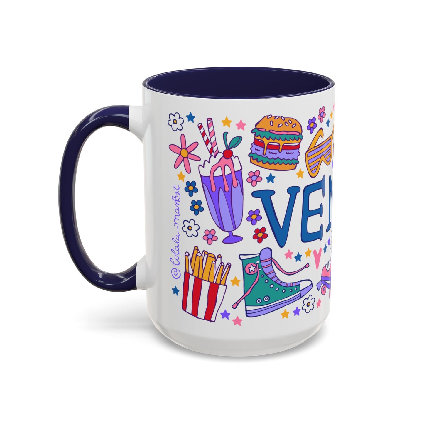 Venice - *BIG* Coffee Mug (15oz, dark blue)