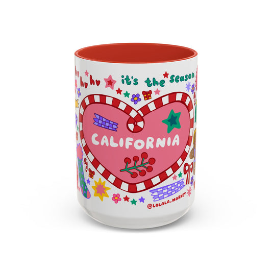 Christmas in California - *BIG* Coffee Mug (15oz)