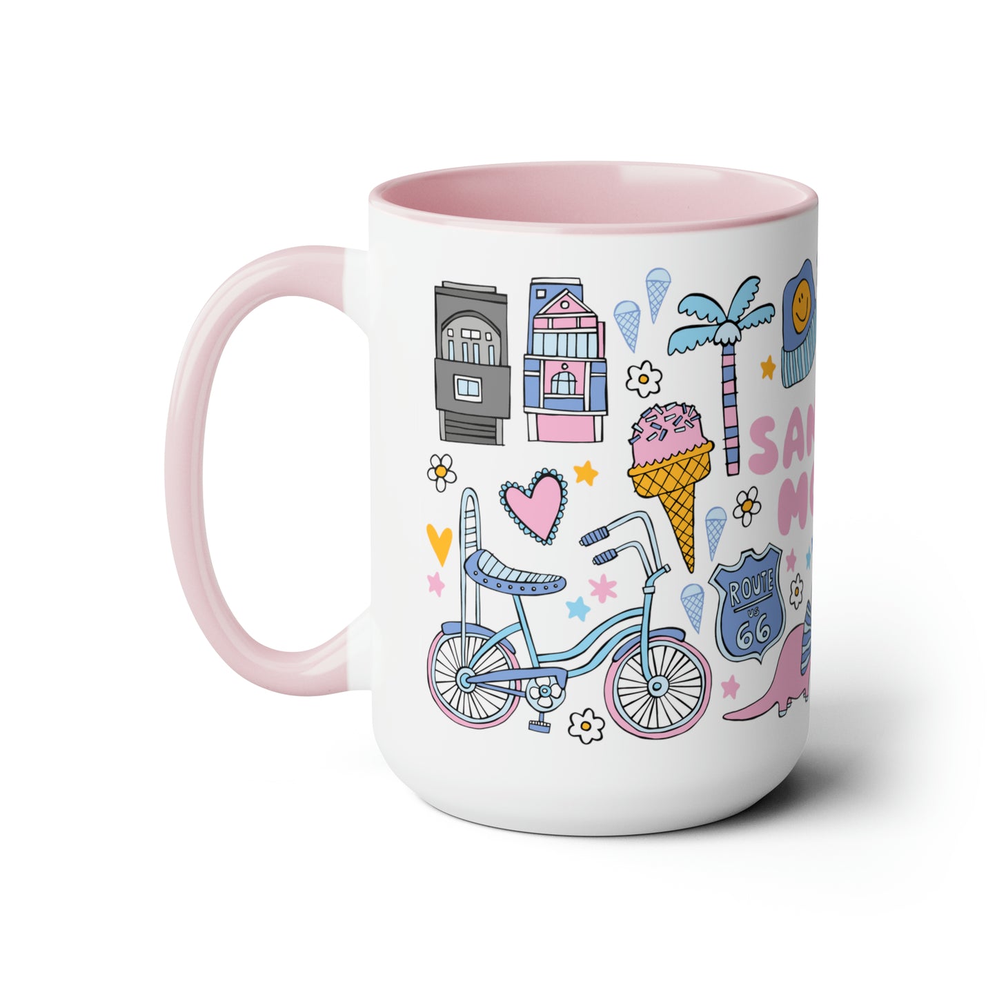 Santa Monica - *BIG* Coffee Mug (15oz)