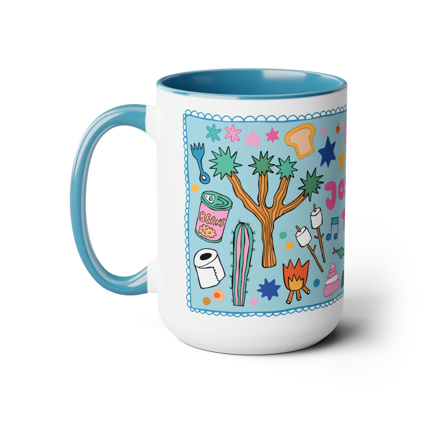 Joshua Tree - *BIG* Coffee Mug (15oz, blue)