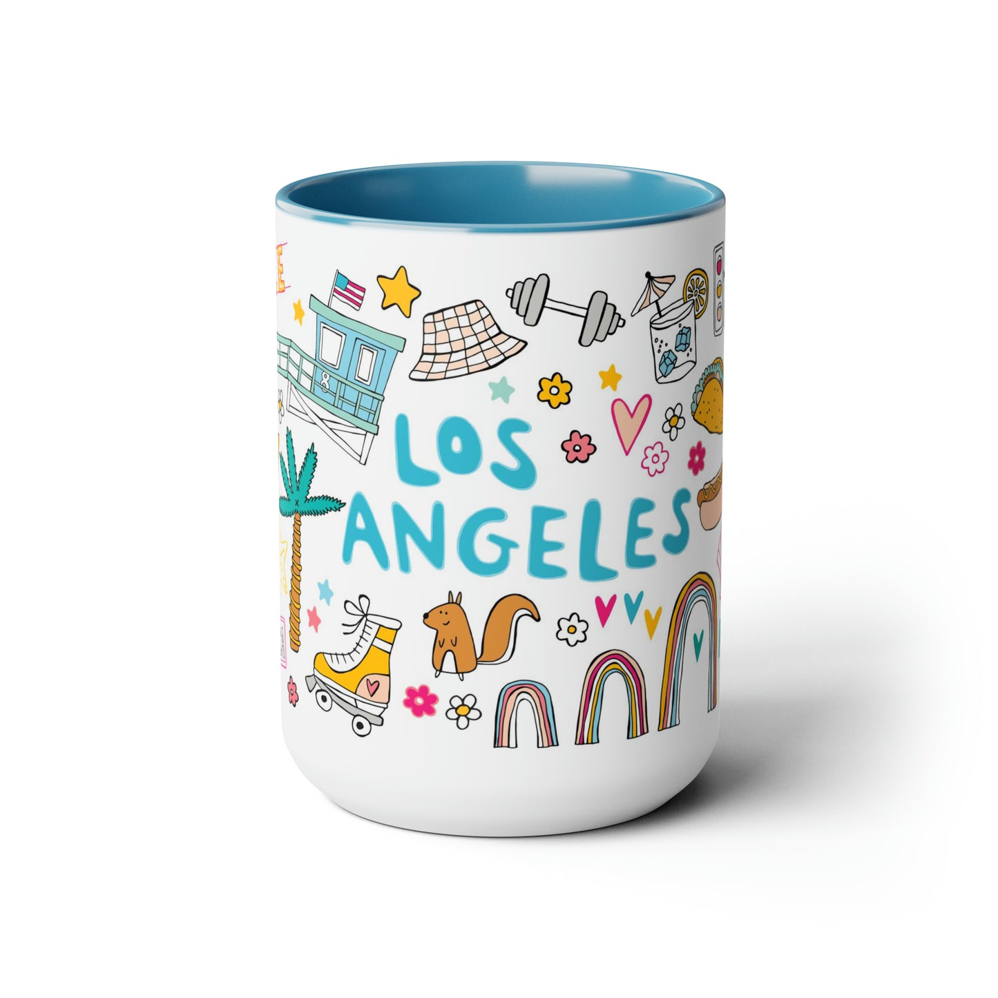Los Angeles - *BIG* Coffee Mug (15oz, blue)