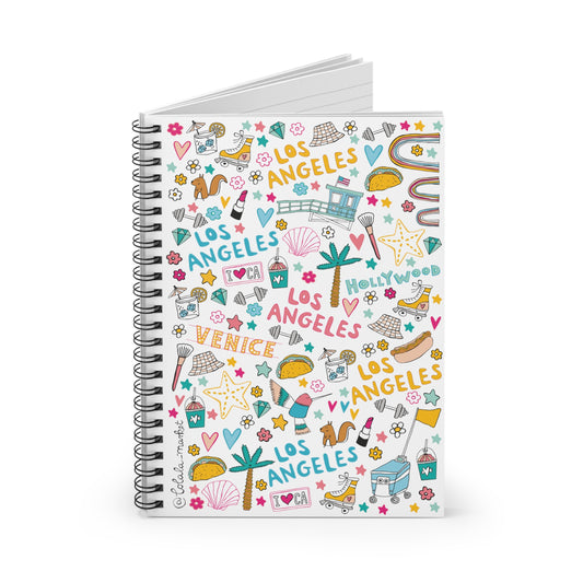 Los Angeles Spiral Notebook (Ruled Line)