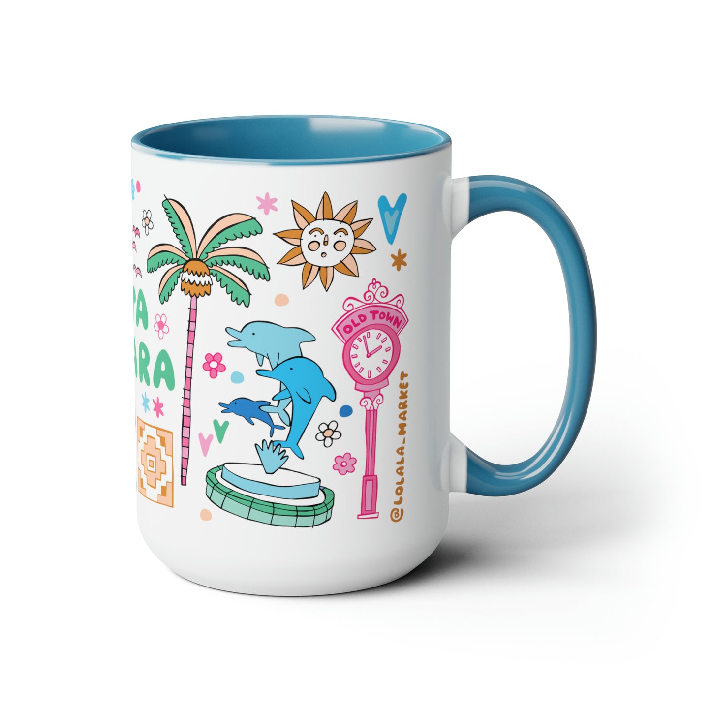 Santa Barbara - *BIG* Coffee Mug (15oz)