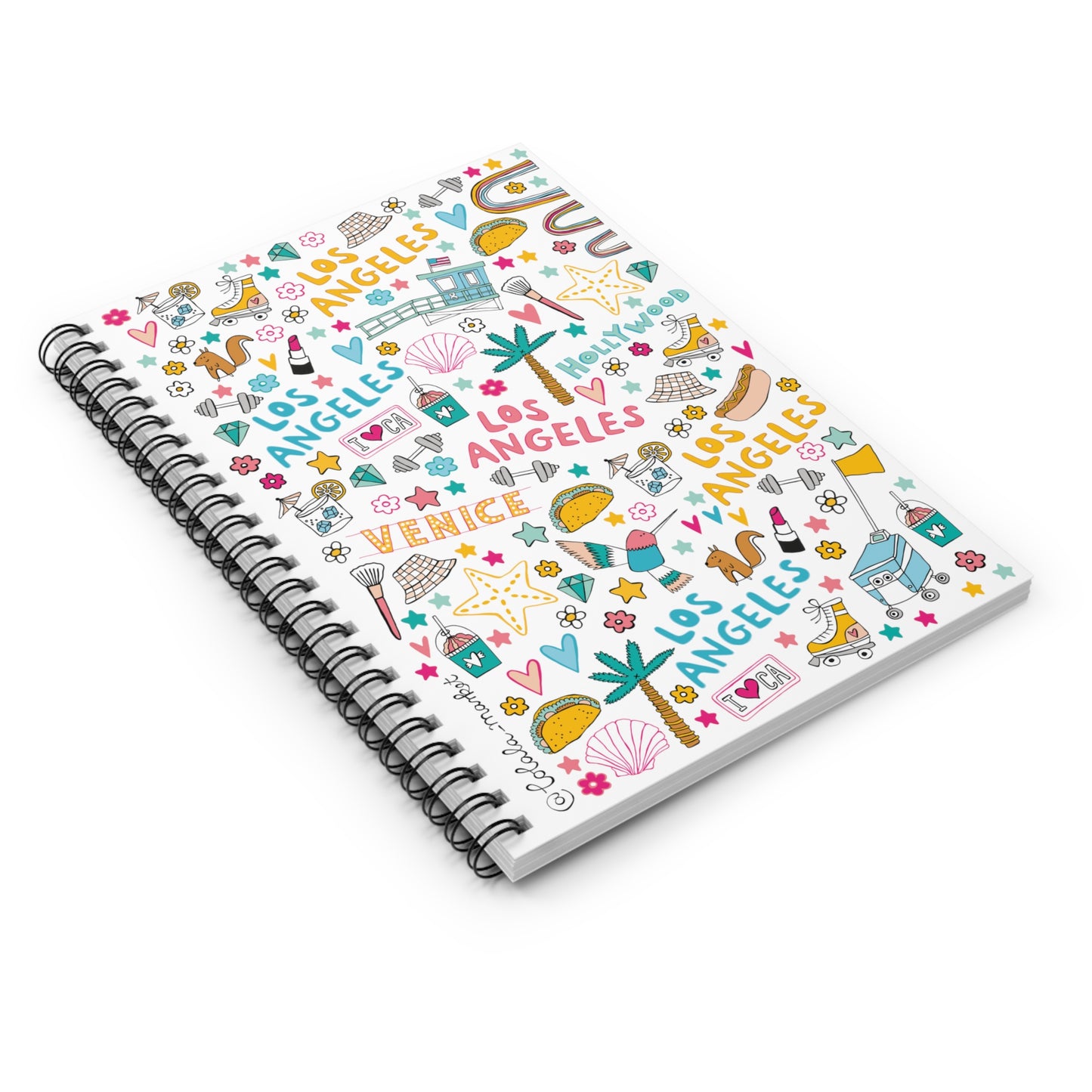 Los Angeles Spiral Notebook (Ruled Line)