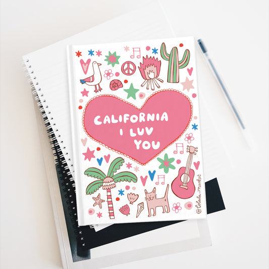 California I Luv You - Journal (Ruled Line)