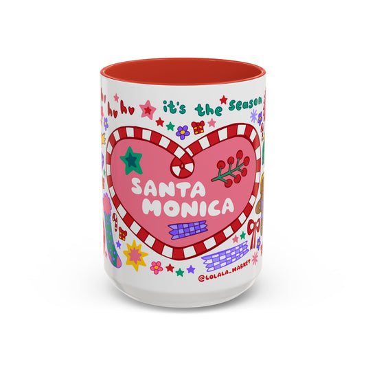 Christmas in Santa Monica - *BIG* Coffee Mug (15oz)