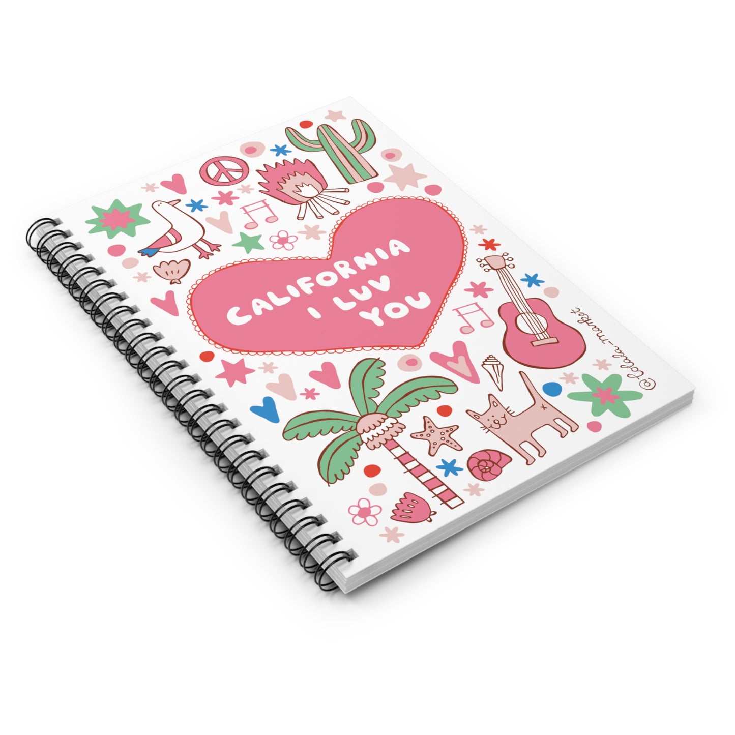 California I Luv You - Spiral Notebook (Ruled Line)