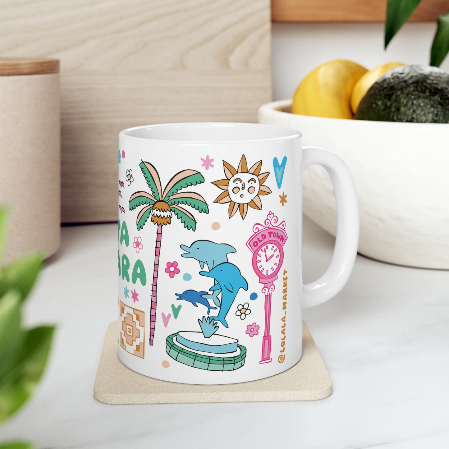 Santa Barbara - Coffee Mug (11oz)