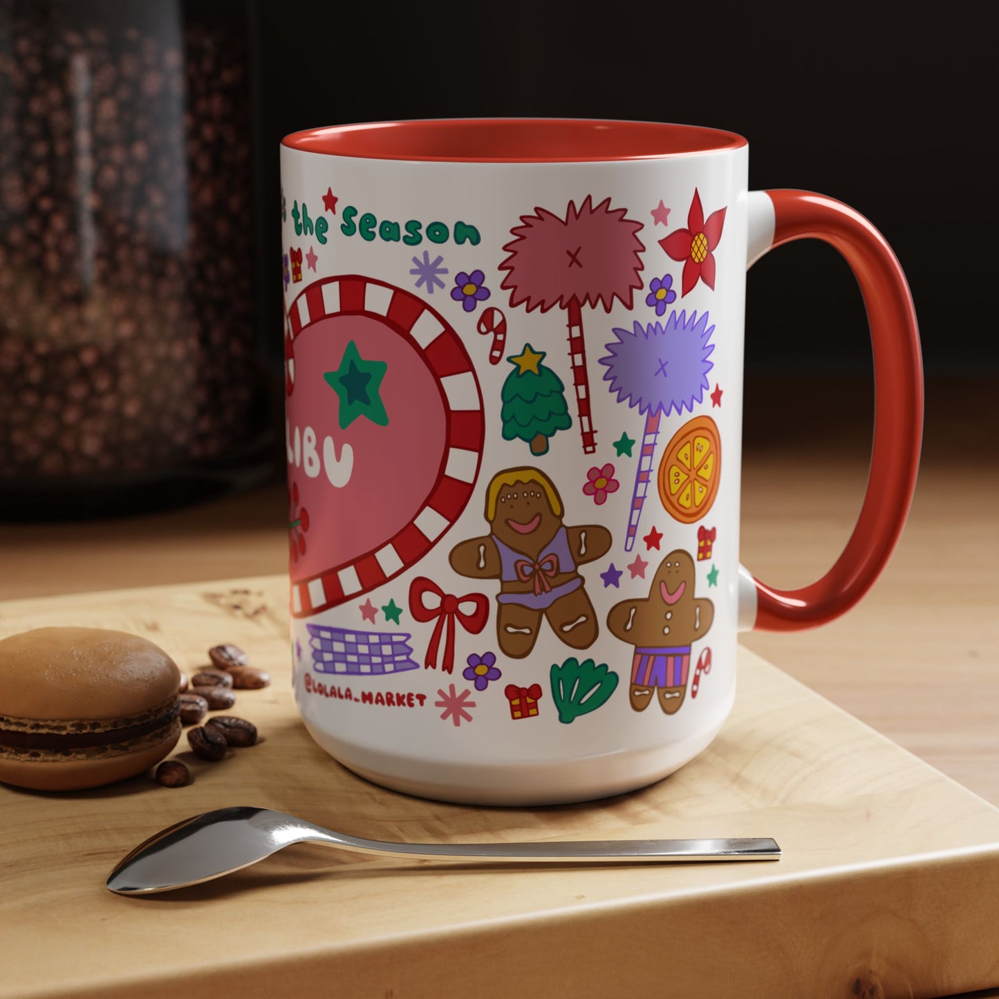 Christmas in Malibu - *BIG* Coffee Mug (15oz)