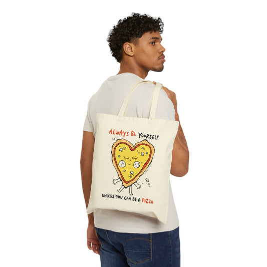 Pizza - Cotton Canvas Tote Bag