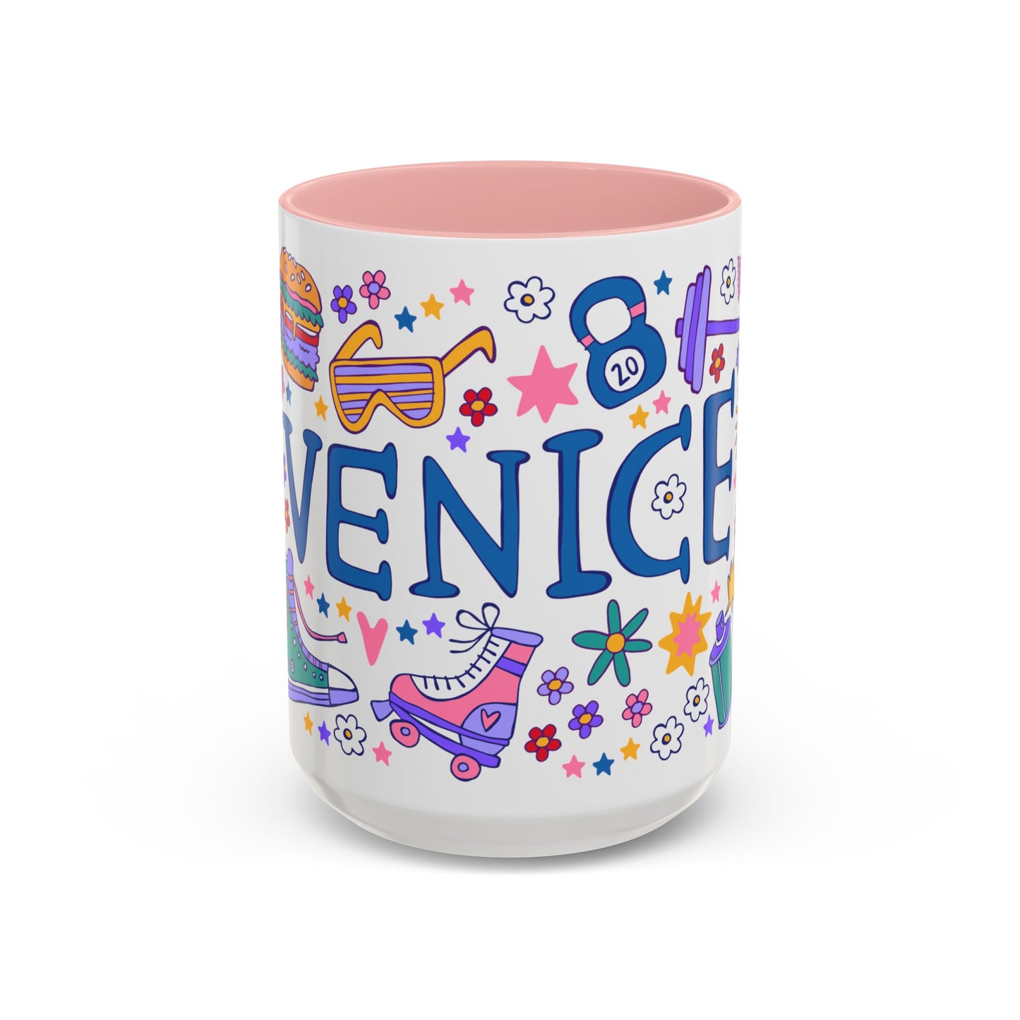 Venice - *BIG* Coffee Mug (15oz, pink)