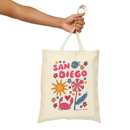 San Diego - Cotton Canvas Tote Bag