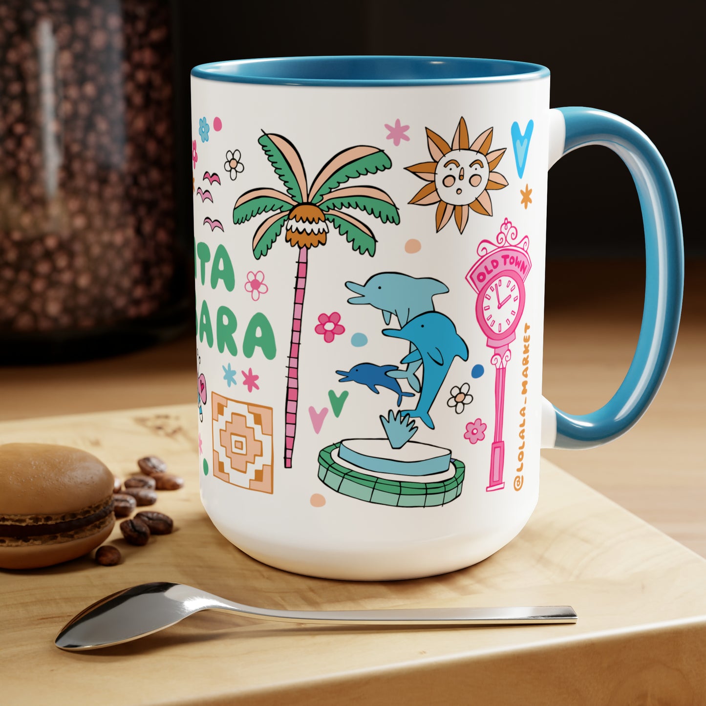 Santa Barbara - *BIG* Coffee Mug (15oz)