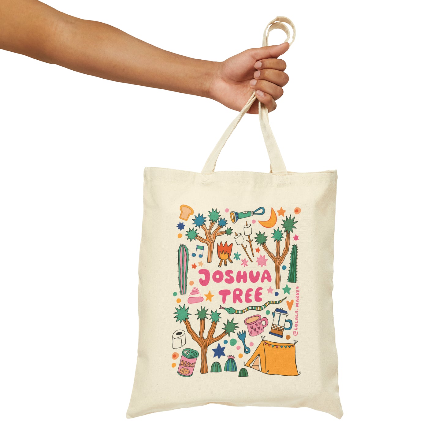 Joshua Tree - Cotton Canvas Tote Bag